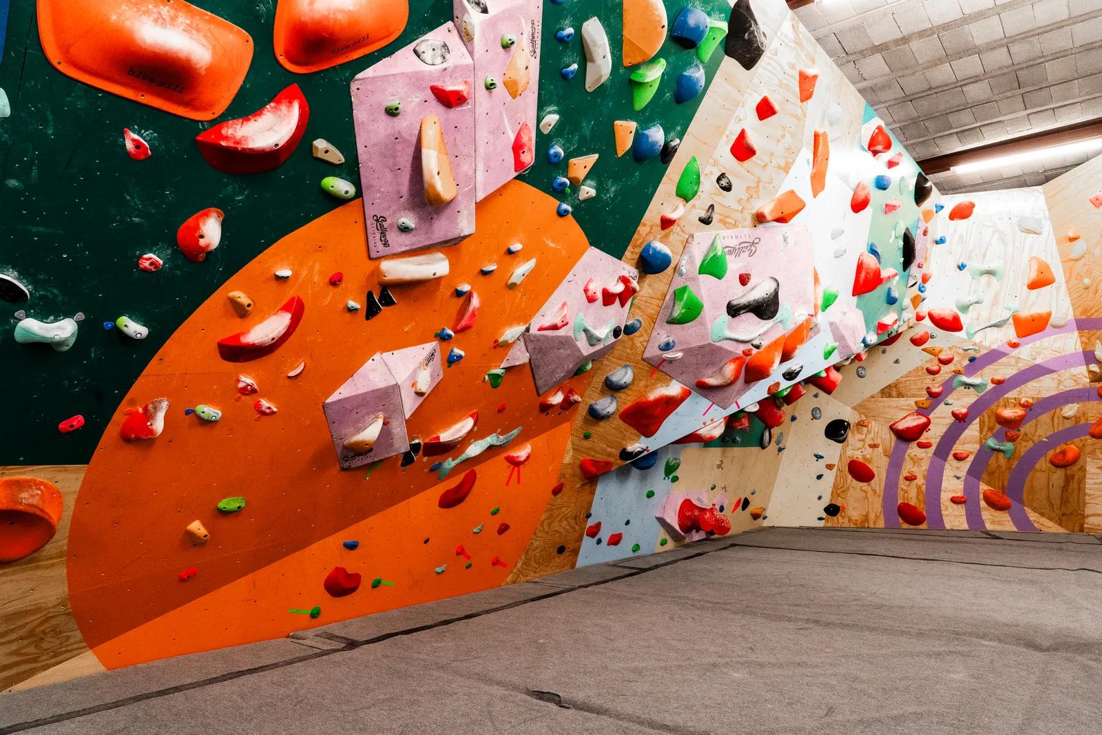 Commercial climbing gym