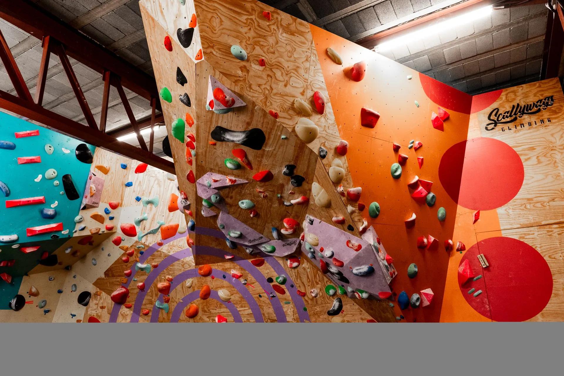 Scallywags climbing wall